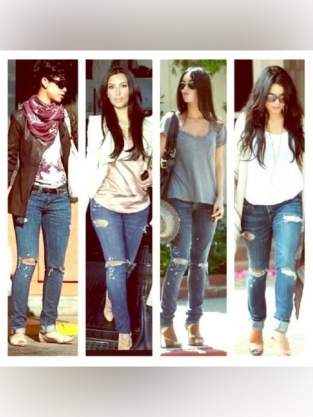 Current/Elliott Loved Destroy Crop Skinny Dark Wash Distressed Low Rise Jeans